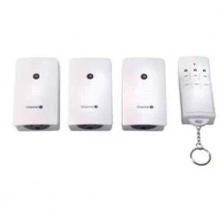 13-Amp Indoor Plug-In Wireless Remote 3-Outlet Digital Timer, White (3-Pack) by Woods