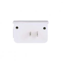 10-Amp Indoor Plug-In Daily Lamp Slim Fit Simple Set Single-Outlet Digital Timer, White by Woods -Home Electronics Shop white woods timers 50027wd fa 1000