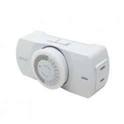 24 Hour Indoor Plug-In Polarized Outlet Mechanical Timer by Woods