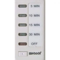 15 Amp 5-10-15-30 Minute In-Wall Countdown Digital Timer Switch, White by Woods -Home Electronics Shop white woods timers 59007wd c3 1000