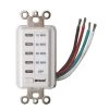 15-Amp 10-20-30-60 Minute In-Wall Countdown Digital Timer Switch, White by Woods