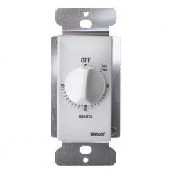 20-Amp 15-Minute In-Wall Spring Wound Countdown Timer Switch, White by Woods -Home Electronics Shop white woods timers 59711wd 66 1000