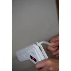 6-Outlet Corner Power Strip with 4 ft. Cord by Woods -Home Electronics Shop woods power strips 41378 76 1000