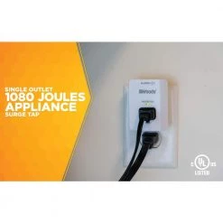 1-Outlet Surge Tap by Woods -Home Electronics Shop woods surge protectors 41008 40 1000