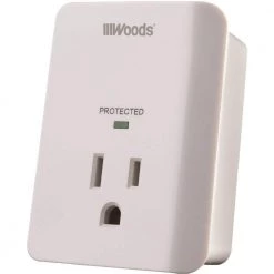1-Outlet Surge Tap by Woods