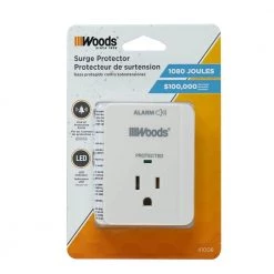 1-Outlet Surge Tap by Woods -Home Electronics Shop woods surge protectors 41008 c3 1000