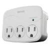 3-Outlet Surge Tap with Phone Cradle by Woods