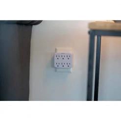 6-Outlet Wall Tap with Phone Cradle by Woods -Home Electronics Shop woods surge protectors 41196 40 1000