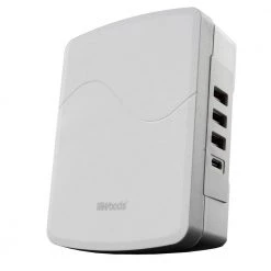 3-Outlet Surge Tap with Phone Cradle by Woods