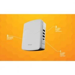 3-Outlet Surge Tap with Phone Cradle by Woods -Home Electronics Shop woods surge protectors 41260 a0 1000